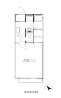 パラヴェーラⅡ【2階】の間取り