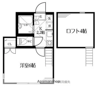 LUMIUS戸塚【2階】の間取り