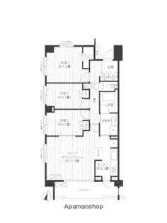 シエールグラン洋光台南公園【4階】の間取り