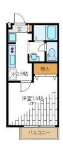 パインヒル鵠沼【1階】の間取り
