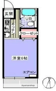 豊島ハイムB【1階】の間取り