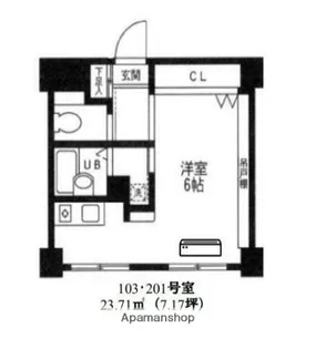 ラフィントール湘南【1階】の間取り
