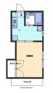 ミナトハイツ第1【1階】の間取り