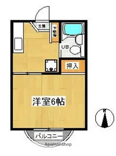 アーバンライフ榊原【1階】の間取り