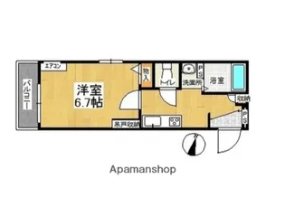 ジュネスⅡ【2階】の間取り