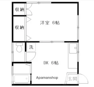 星川アパート【2階】の間取り