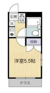 プチメゾン中央【1階】の間取り