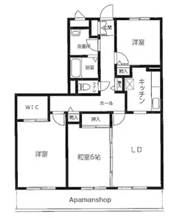 エクセレント和泉【2階】の間取り