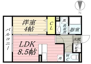 アメニティーコート【2階】の間取り