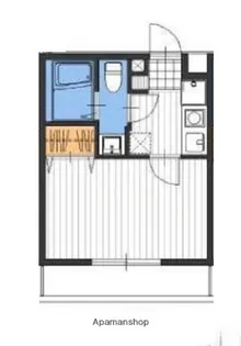 モダンパルク石川町【2階】の間取り