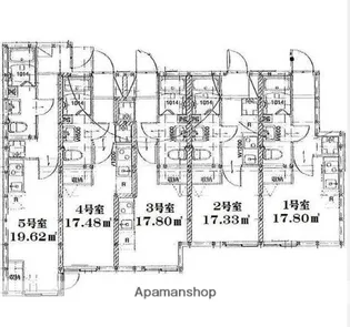 フローラ湘南茅ヶ崎【1階】の間取り