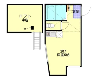 サンノーブル横須賀【2階】の間取り