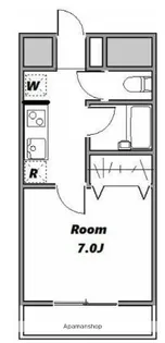 ラフィーヌ伊勢佐木町【5階】の間取り