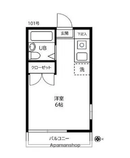 磯子JSハイツ【1階】の間取り