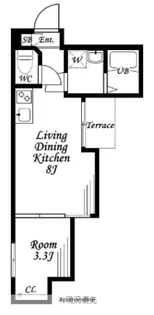 フローレンスベリー愛甲石田【1階】の間取り