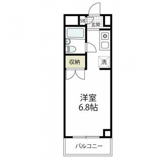 ロイヤルカーサ海老名【301号室号室】の間取り