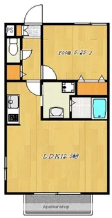 リヴェールメゾン御園【1階】の間取り