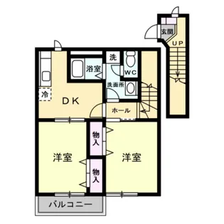 ノーブルパレス【2階】の間取り