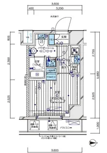 メインステージ東神奈川Ⅱ【5階】の間取り