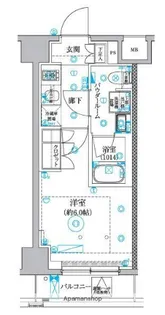セジョリ横浜睦町【2階】の間取り