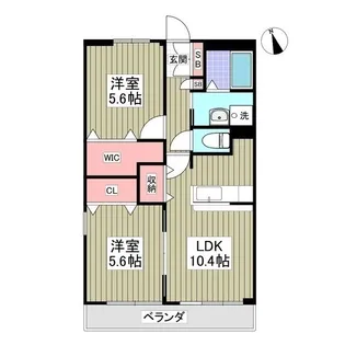 リュミエール・ガーデン【3階】の間取り