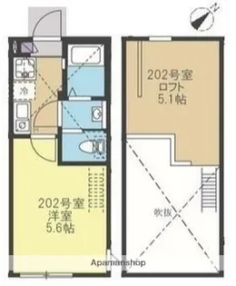 ウィルパルク新横浜【2階】の間取り