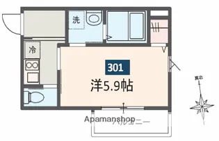 MELDIAかしわ台【3階】の間取り