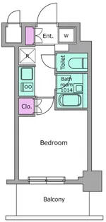レジディア川崎【5階】の間取り