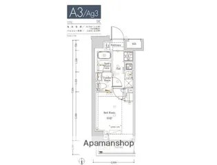 KNOTS新丸子【1階】の間取り