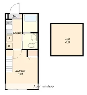 ブルーム鴨居【1階】の間取り