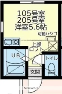 ラフィーナー妙蓮寺【2階】の間取り