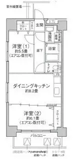 ステイブル協和【6階】の間取り