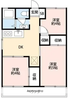 サンハイム平塚【1階】の間取り