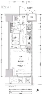 CREST TAPP新横浜【4階】の間取り
