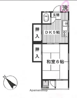 古登仁喜荘【1階】の間取り