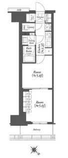 WORVE横浜伊勢佐木町【5階】の間取り