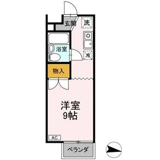 シーサイド金沢【106号室】の間取り