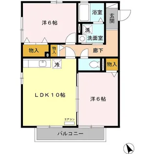 リヴェール文【2階】の間取り