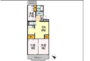 ビューテラス【3階】の間取り