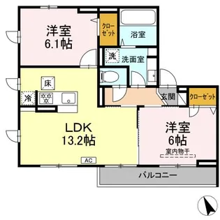 RESIDENCE RICO【1階】の間取り