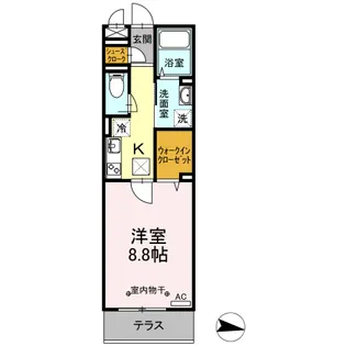 ハーウェル湘南台【1階】の間取り