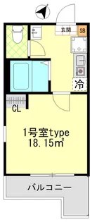 フェリス新子安【2階】の間取り