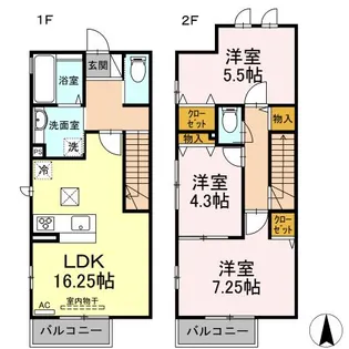 日吉グリーンヒルズⅡ【1階】の間取り