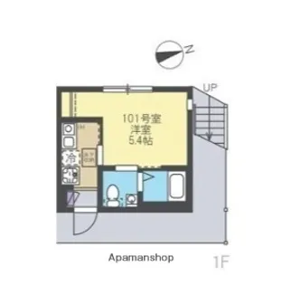 LA・BREA横浜反町【1階】の間取り