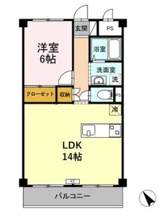 ワタナベビル【3階】の間取り