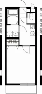 リブリ・ADONIS【3階】の間取り