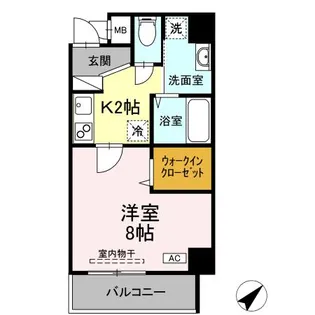 アーバンフォート横浜【2階】の間取り