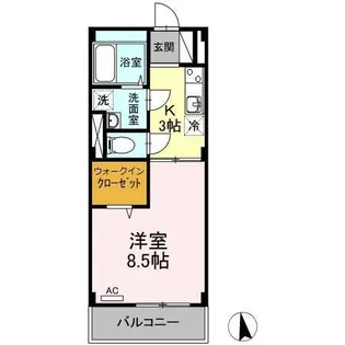 LILY【1階】の間取り