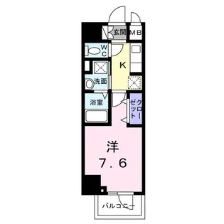 スアヴィス平塚八千代【8階】の間取り