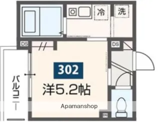 メルディア白楽【3階】の間取り